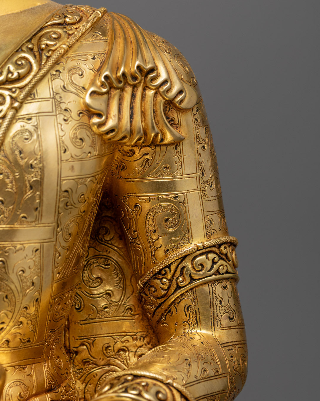 Sacred Shakyamuni Buddha Statue | Handmade Tibetan Artwork