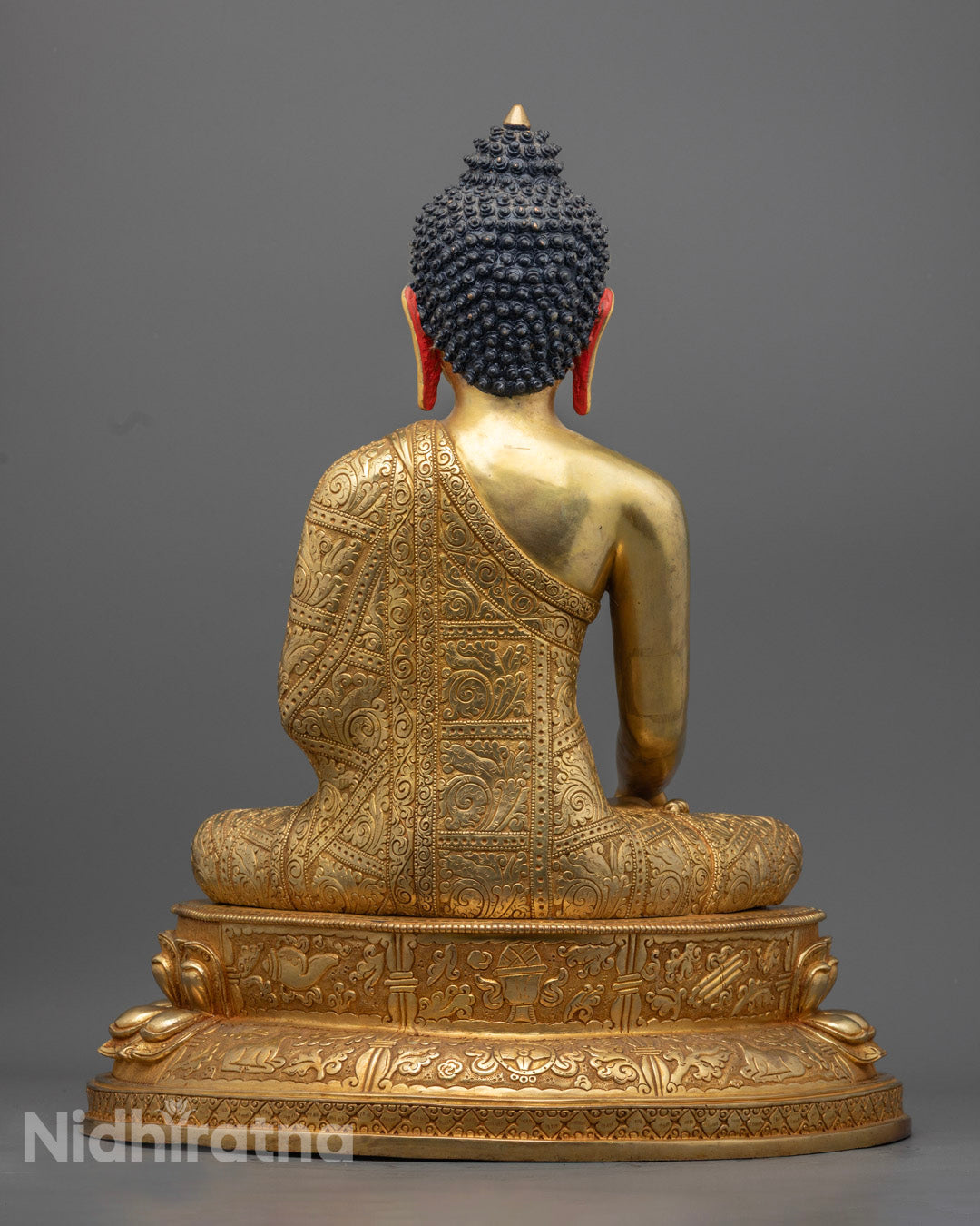 Enlightened Shakyamuni Buddha Statue | Nepalese Buddhist Statue
