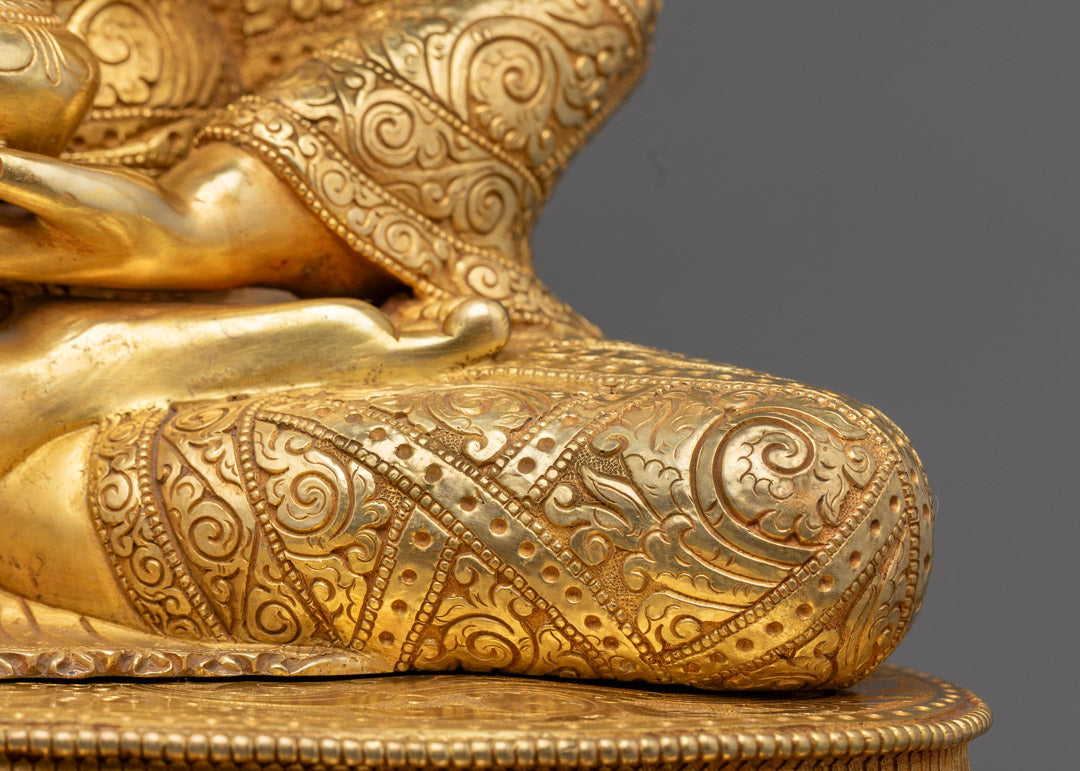 Enlightened Shakyamuni Buddha Statue | Nepalese Buddhist Statue