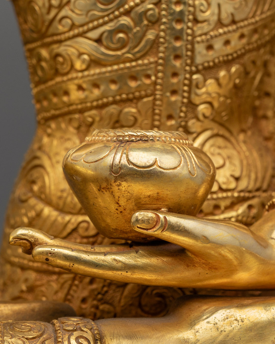 Enlightened Shakyamuni Buddha Statue | Nepalese Buddhist Statue