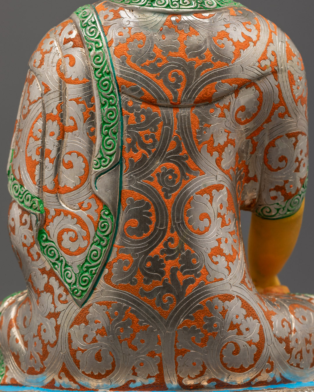 Yellow-Toned Shakyamuni Buddha Statue | Enlightenment & Inner Peace