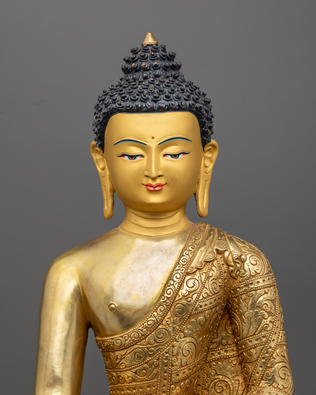 Enlightened Shakyamuni Buddha Statue | Nepalese Buddhist Statue
