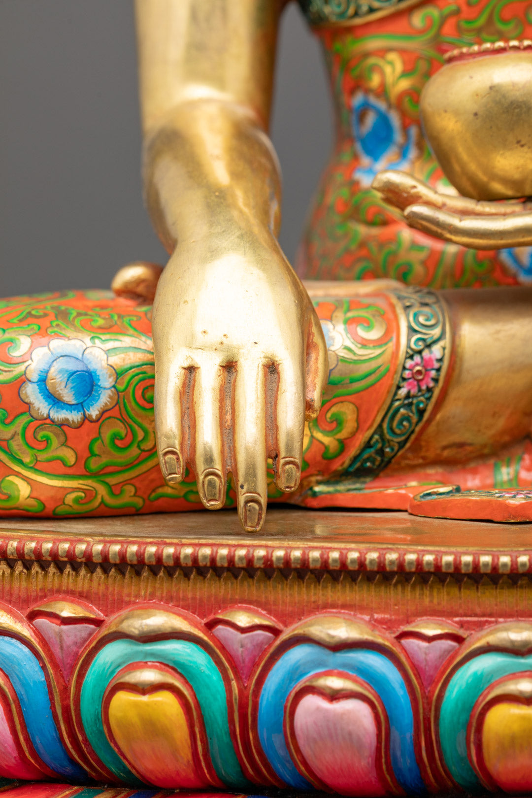 Shakyamuni Buddha Statue | Traditional Nepalese Sculpture