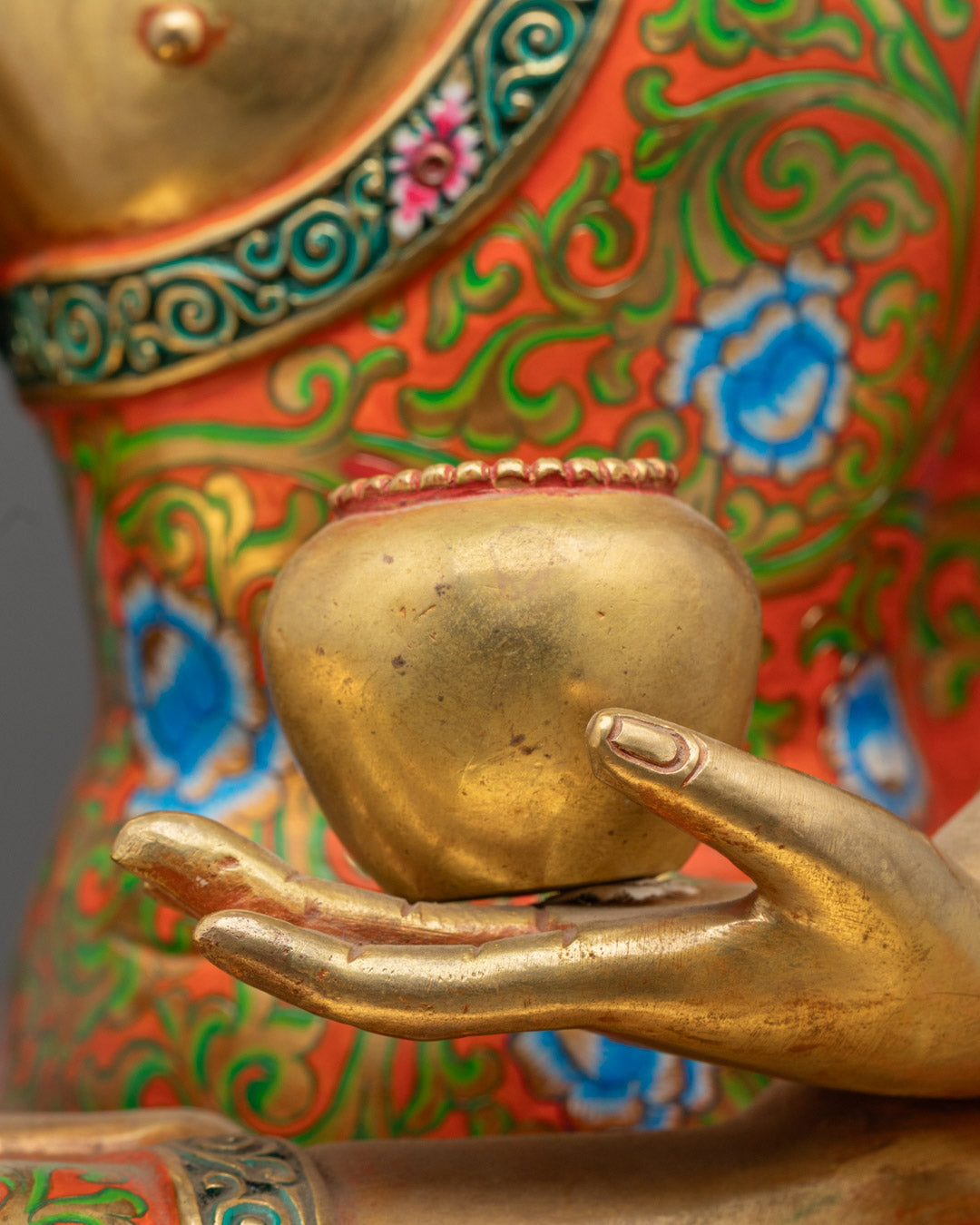 Shakyamuni Buddha Statue | Traditional Nepalese Sculpture