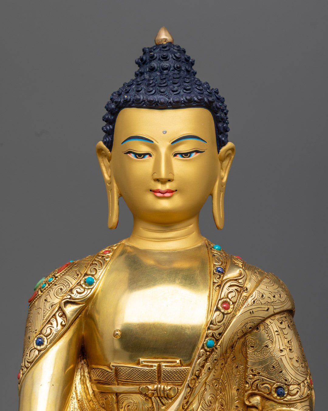 Shakyamuni Buddha Statue – Sacred Nepalese Sculpture for Spiritual Growth