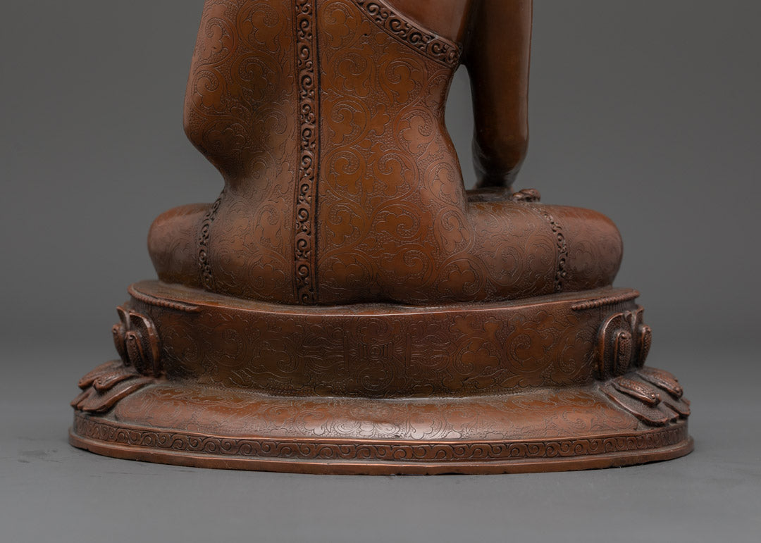 Tibetan Shakyamuni Buddha Statue | Traditional Tibetan Artwork