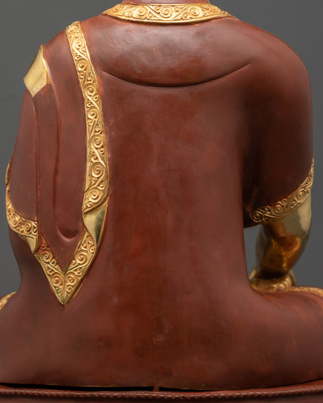 Buddha Shakyamuni Statue | Handmade Gold Coated Copper