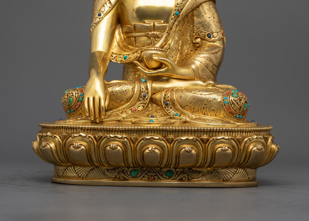 Shakyamuni Buddha Statue – Sacred Nepalese Sculpture for Spiritual Growth
