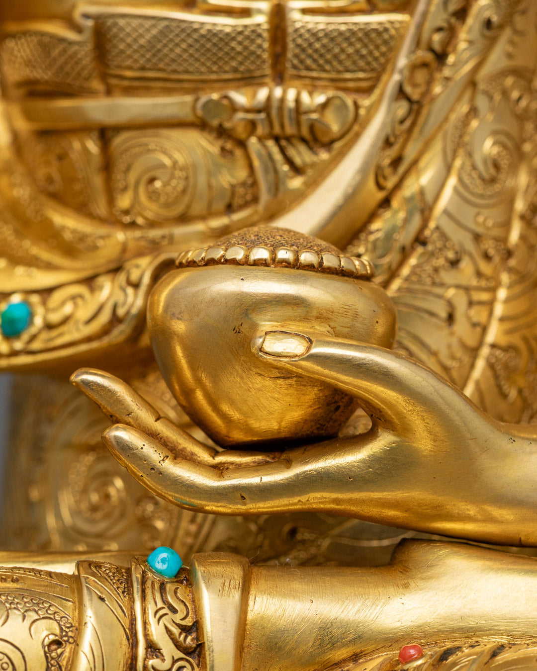 Shakyamuni Buddha Statue – Sacred Nepalese Sculpture for Spiritual Growth