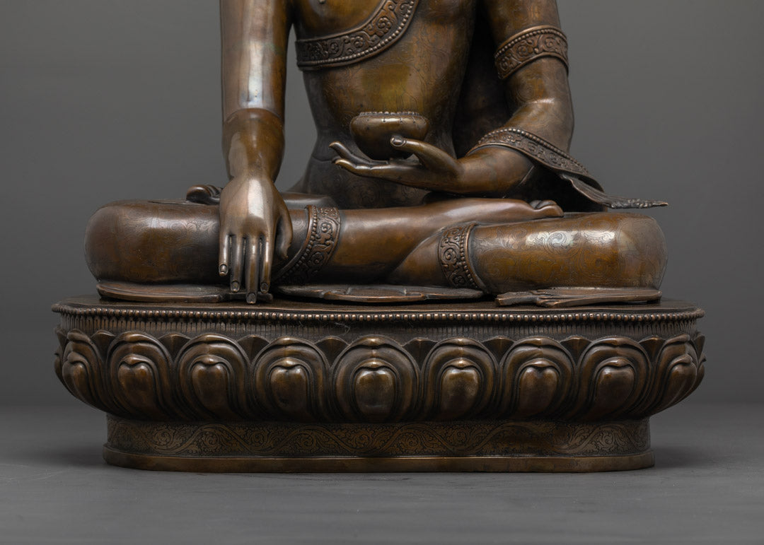 Shakyamuni Buddha Statue | Traditional Buddhist Sculpture