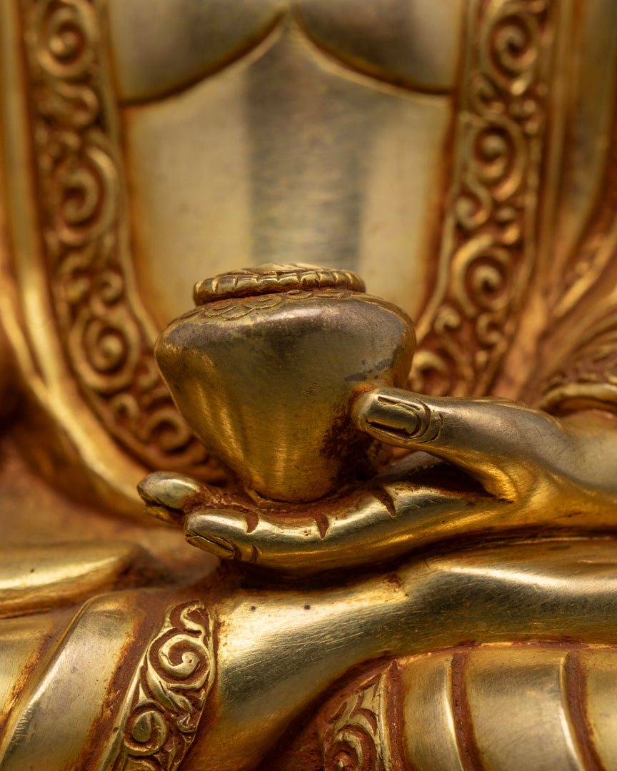 Buddha Shakyamuni Statue | Sacred Tibetan Sculpture