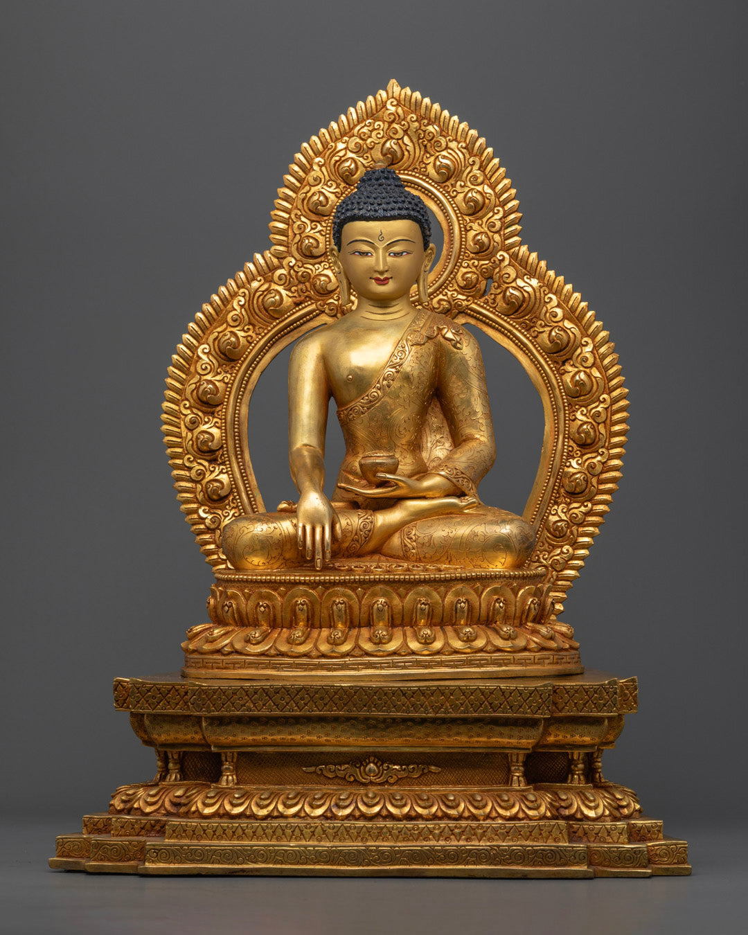 Shakyamuni Buddha Tibetan Statue | Meditation Sculpture