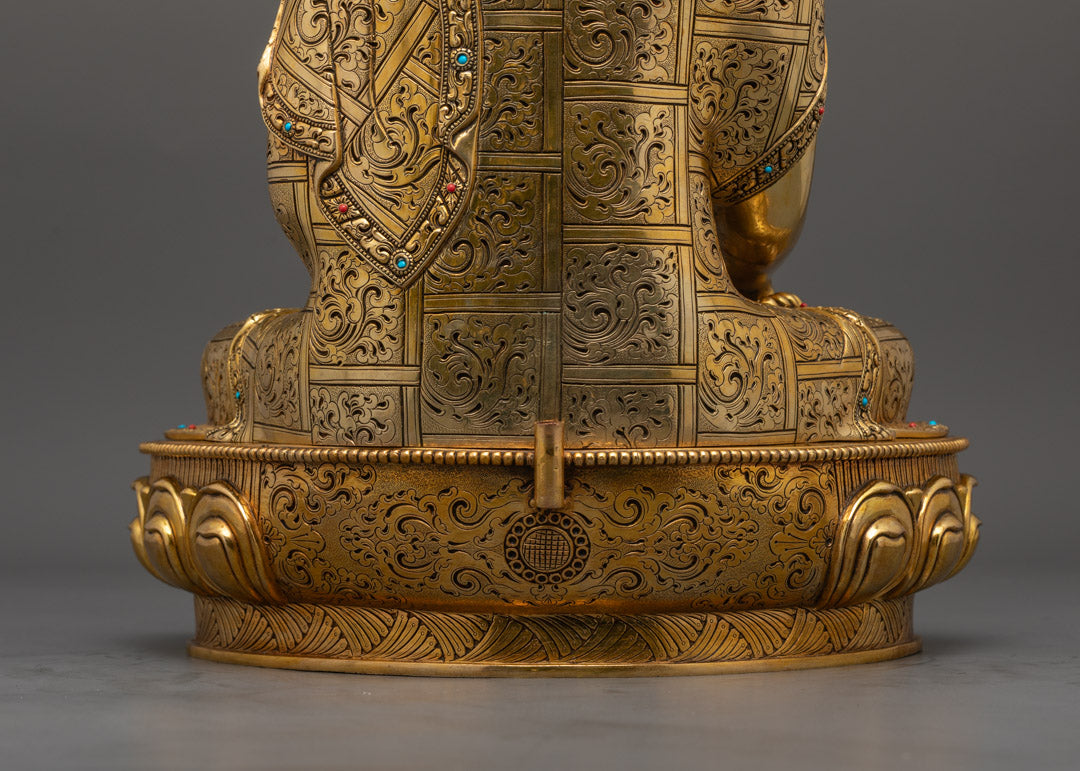 Shakyamuni Buddha Statue | Hand-Carved Tibetan Buddha