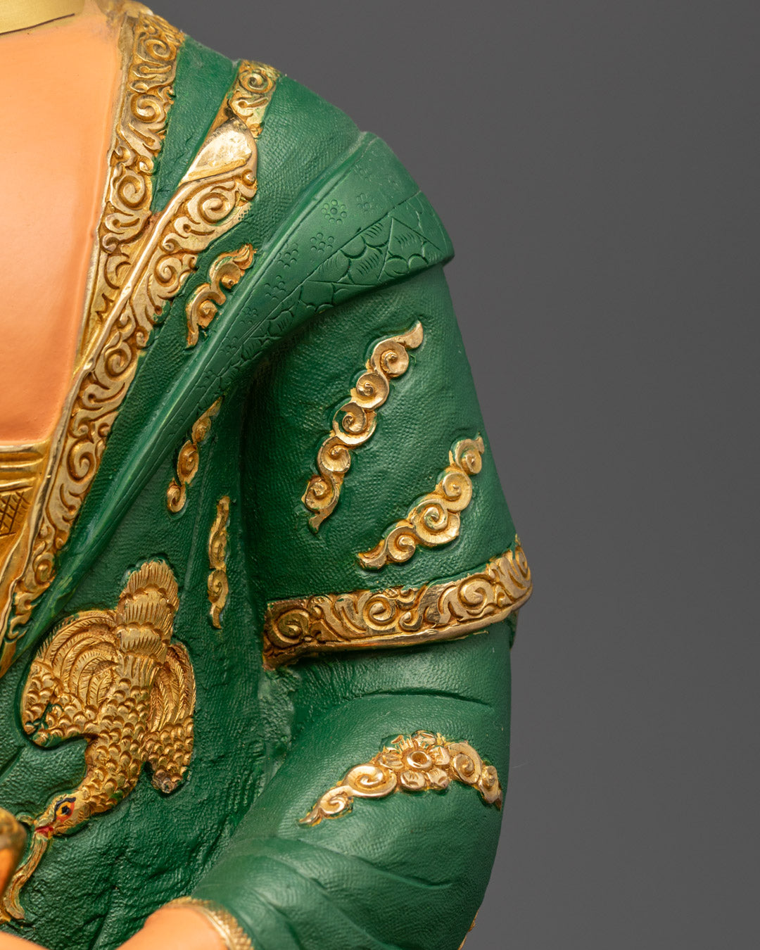 Yellow Shakyamuni Buddha Statue | Handcrafted in Patan