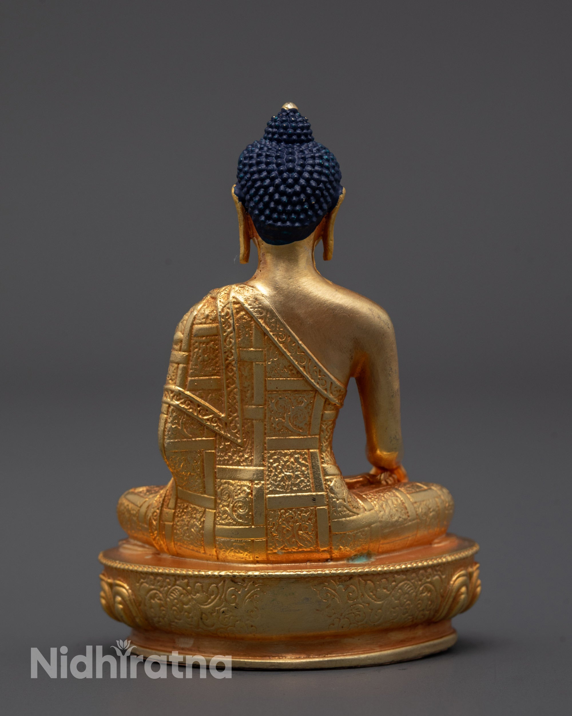 Machine-Crafted Shakyamuni Buddha Statue | Crafted by Nepalese Masters