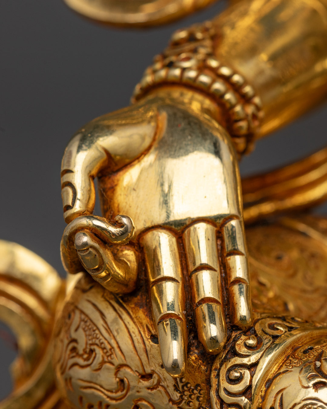 Sacred Green Tara Statue | Authentic Tibetan Buddhism Sculpture