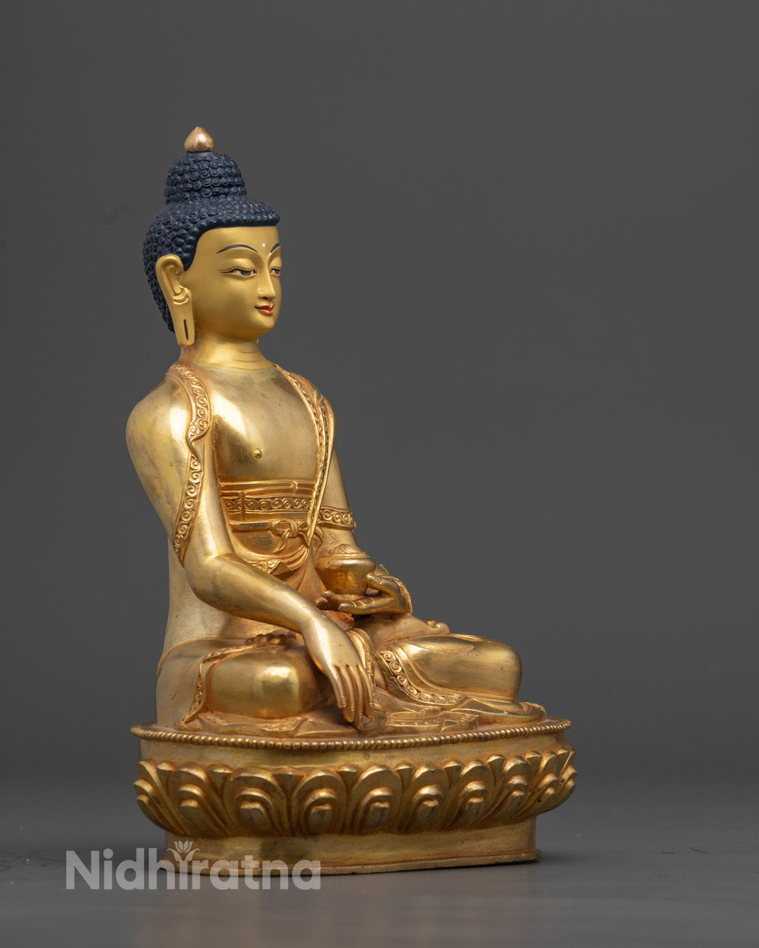 Authentic Nepalese Buddha Statue for Altar and Shrine