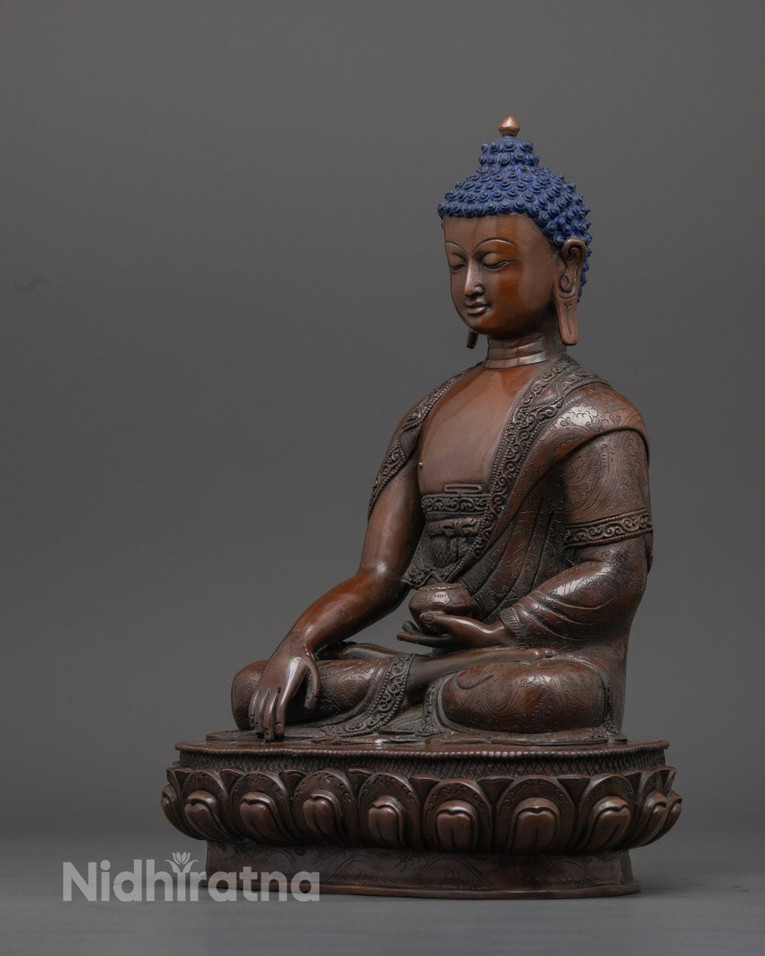 Shakyamuni Buddha Statue | Traditional Nepalese Buddhist Art