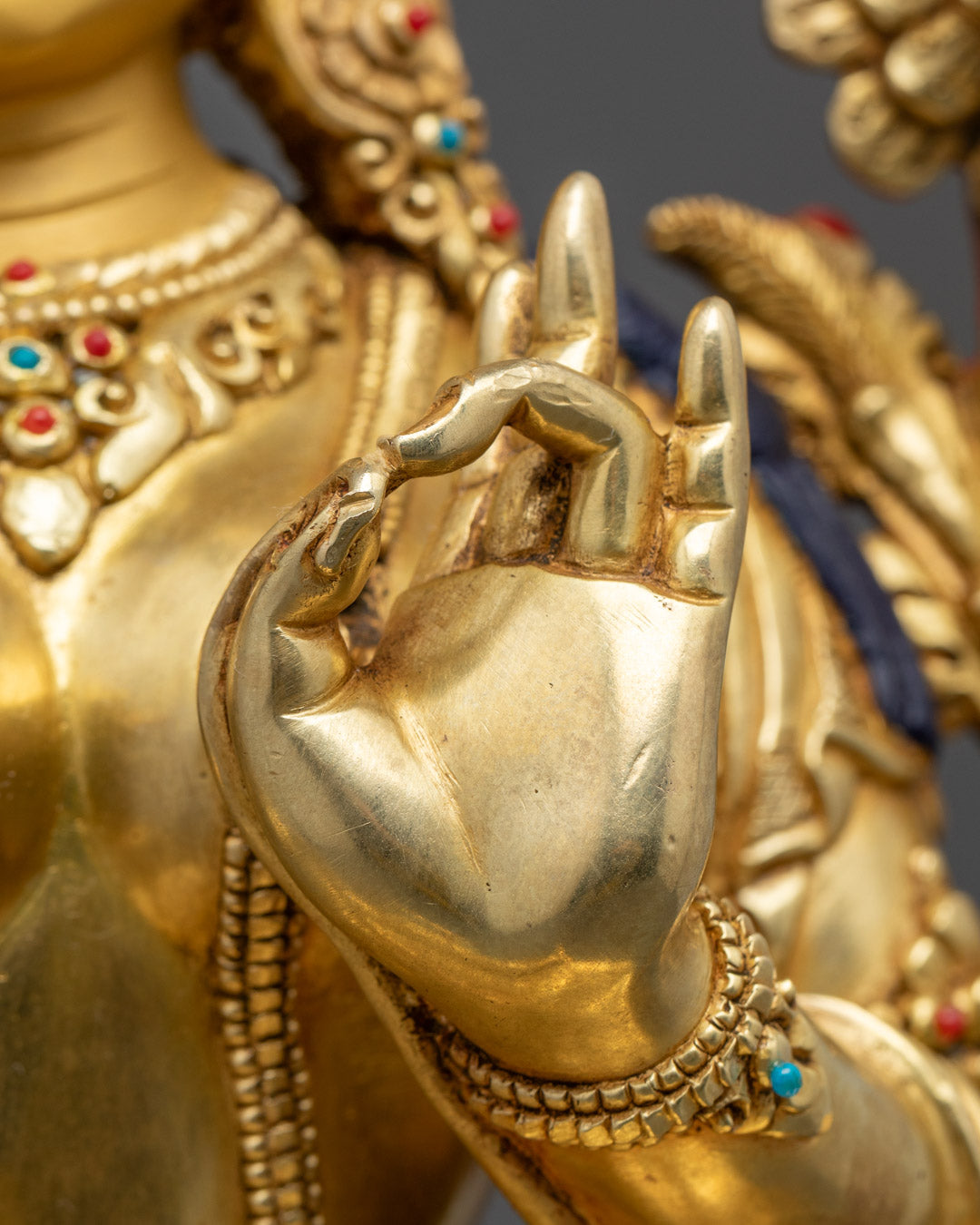 Green Tara Statue | Sacred Buddhist Figurine