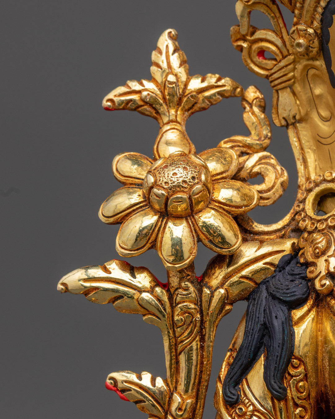 Sacred Green Tara Statue | Authentic Tibetan Buddhism Sculpture