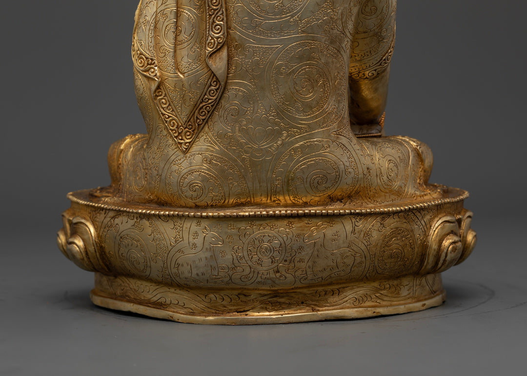 Crystal Buddha Shakyamuni Statue | Tibetan Artwork