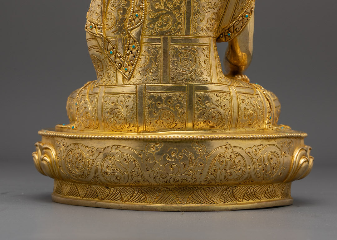 Nepalese Shakyamuni Buddha Statue | Handmade Buddhist Art