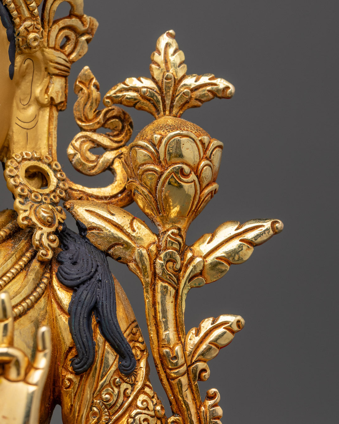 Sacred Green Tara Statue | Authentic Tibetan Buddhism Sculpture