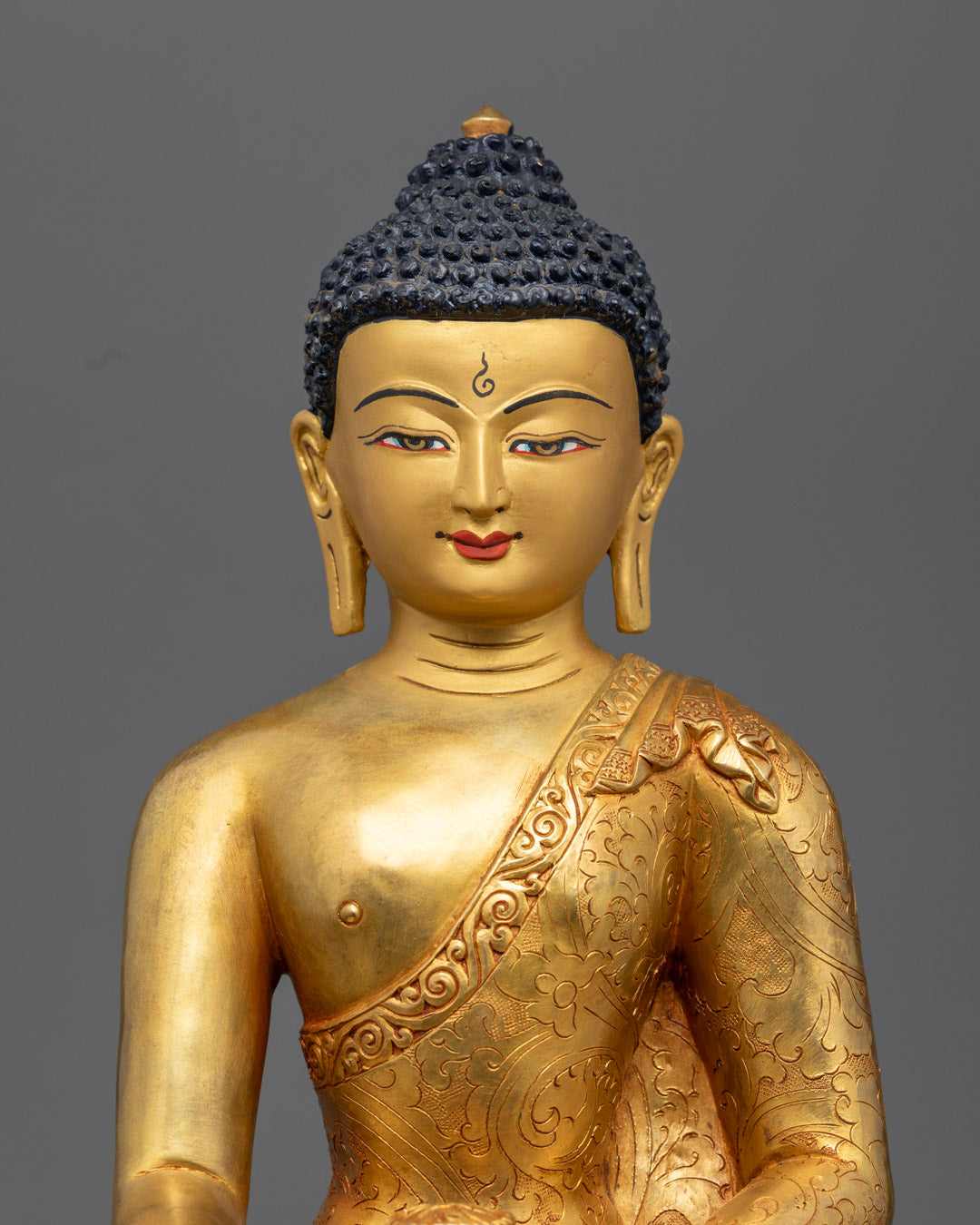 Shakyamuni Buddha Tibetan Statue | Meditation Sculpture