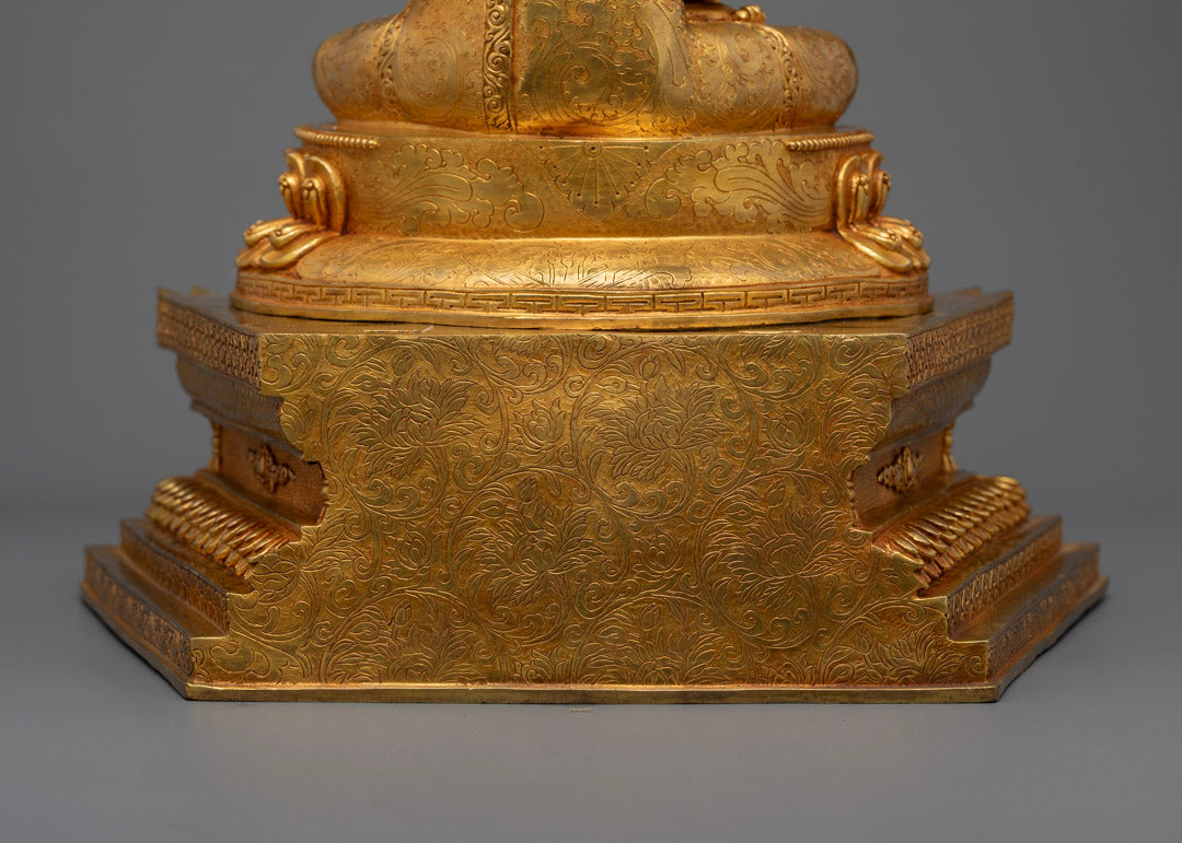 Shakyamuni Buddha Tibetan Statue | Meditation Sculpture