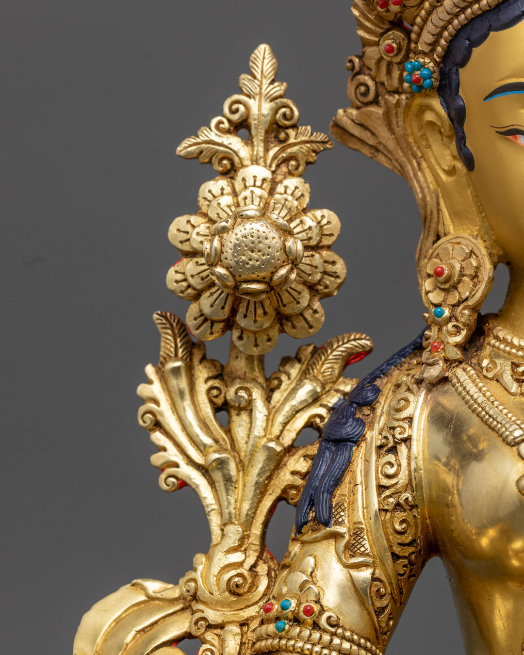 Green Tara Statue | Sacred Buddhist Figurine