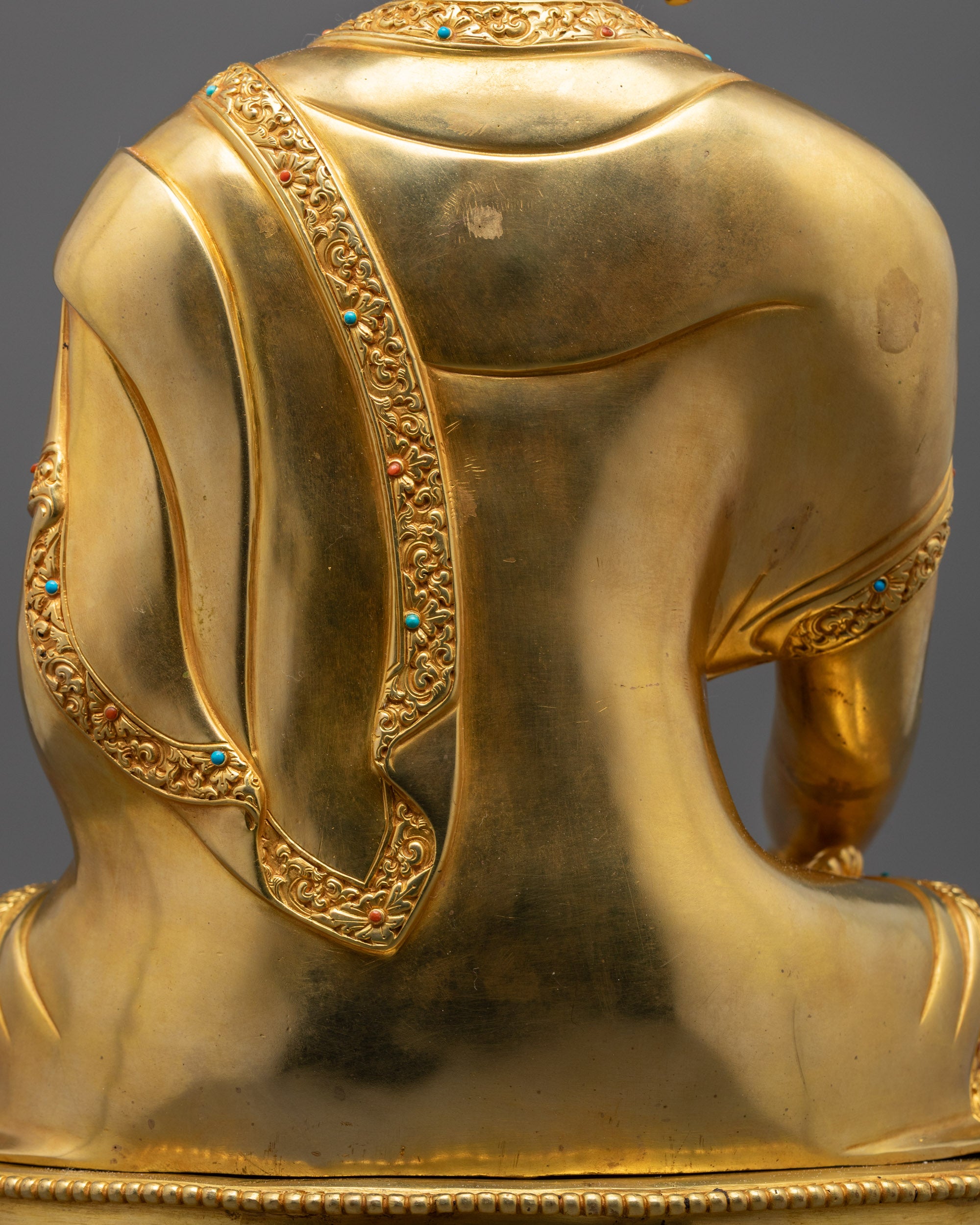 Shakyamuni Buddha Sculpture | Traditional Tibetan Statue
