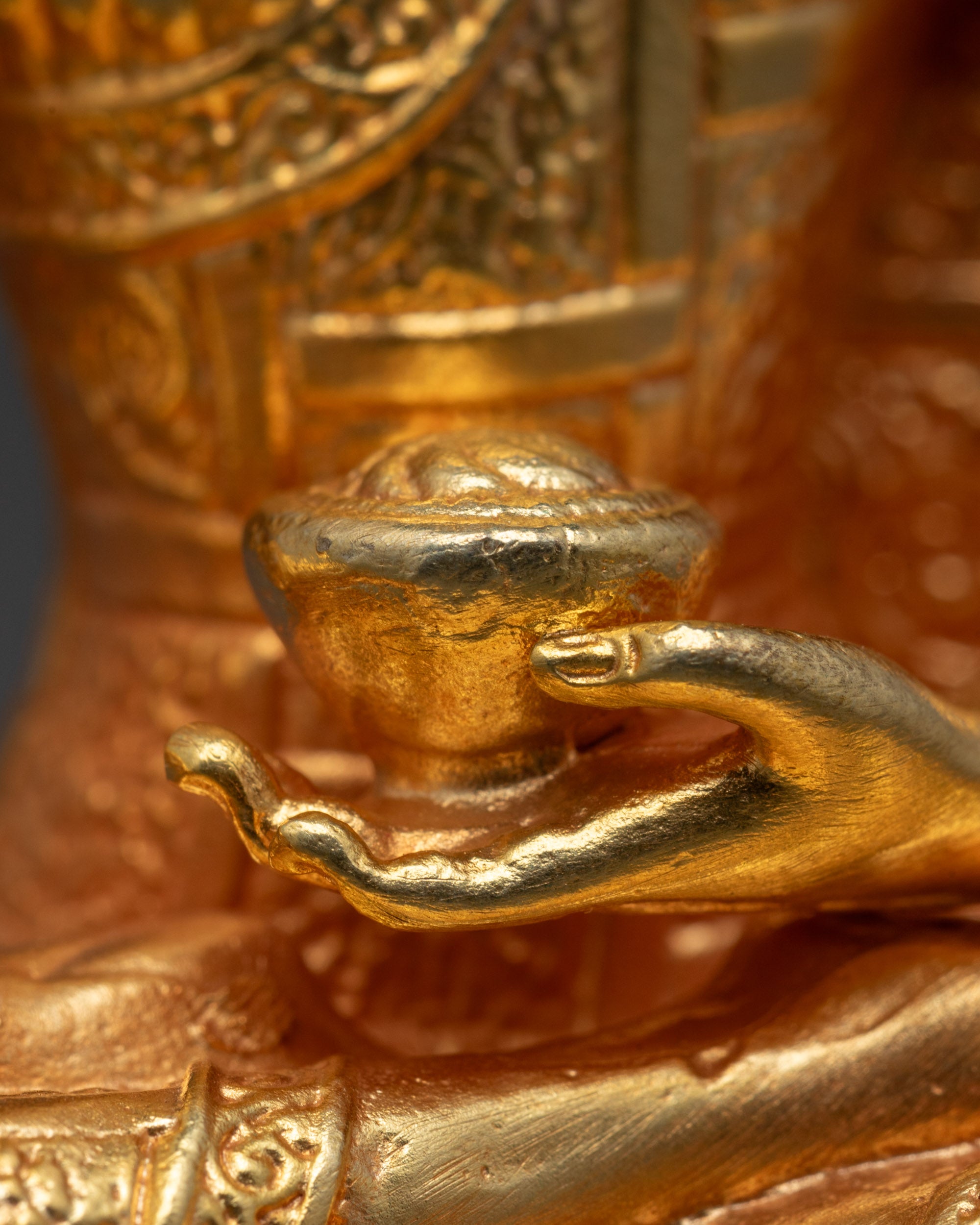 Machine-Crafted Shakyamuni Buddha Statue | Crafted by Nepalese Masters