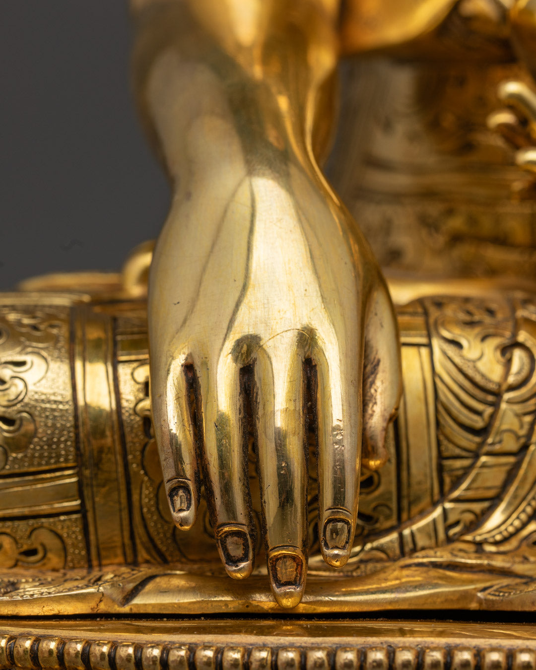 Shakyamuni Buddha Statue | Hand-Carved Tibetan Buddha
