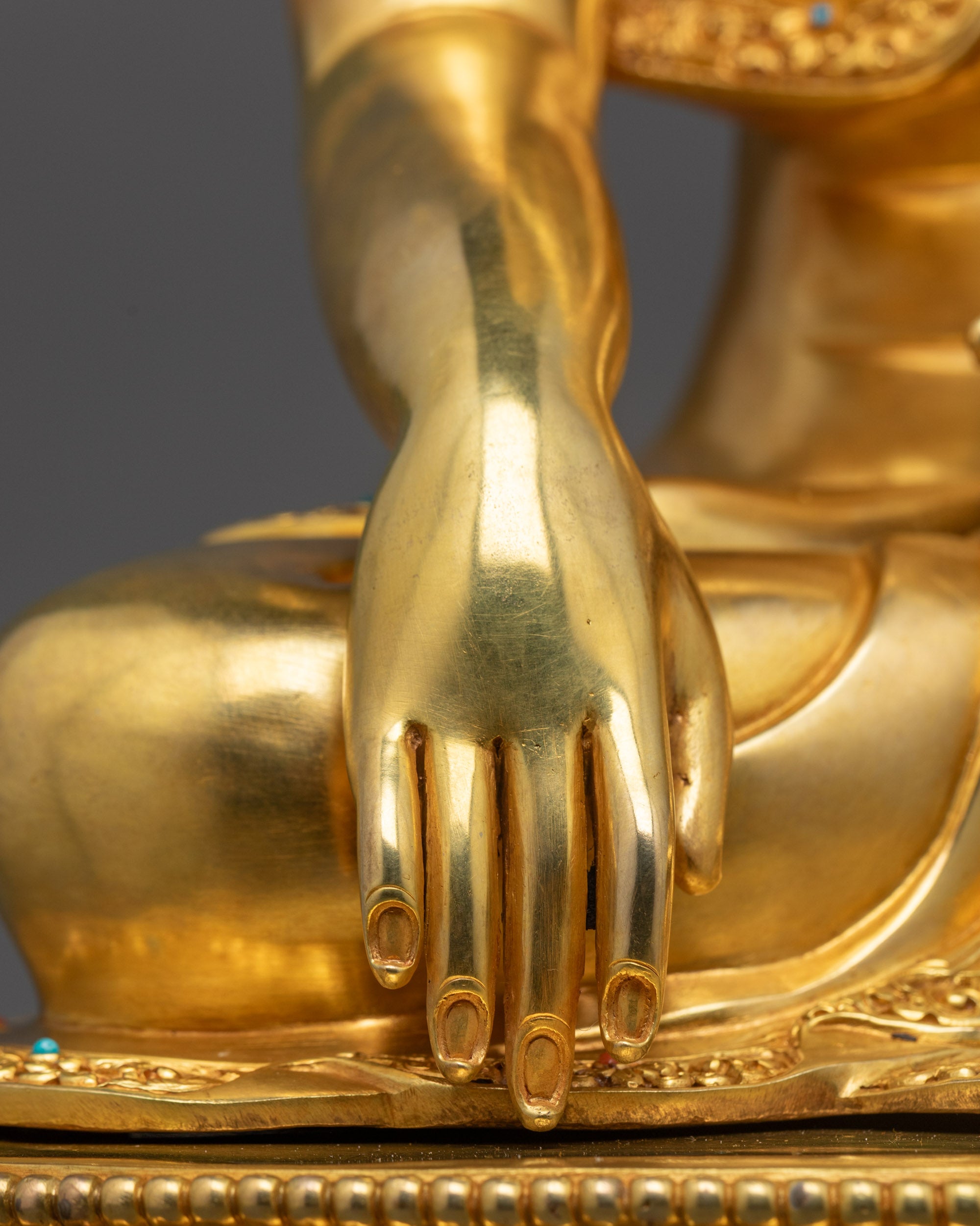 Shakyamuni Buddha Sculpture | Traditional Tibetan Statue