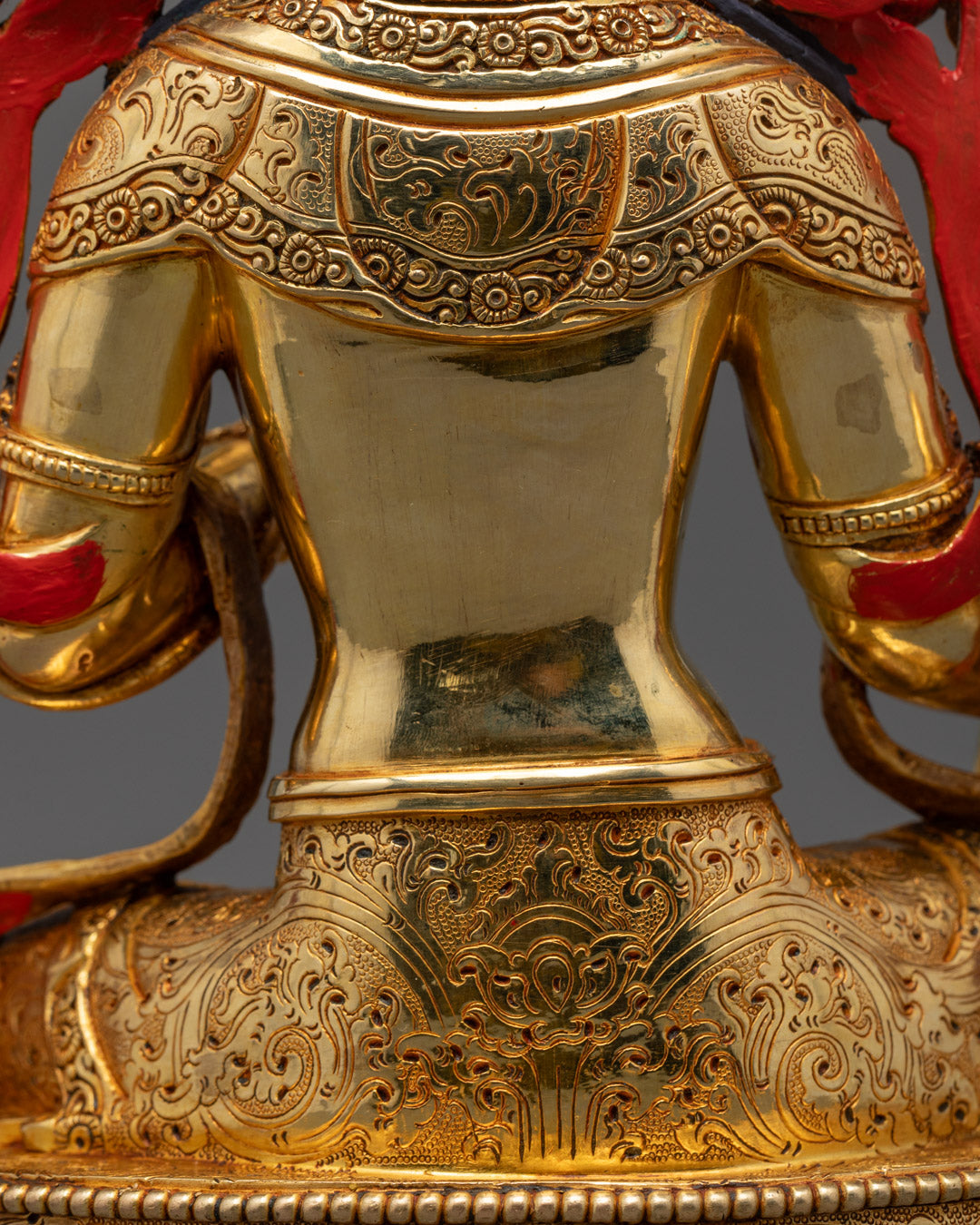 Sacred Green Tara Statue | Authentic Tibetan Buddhism Sculpture