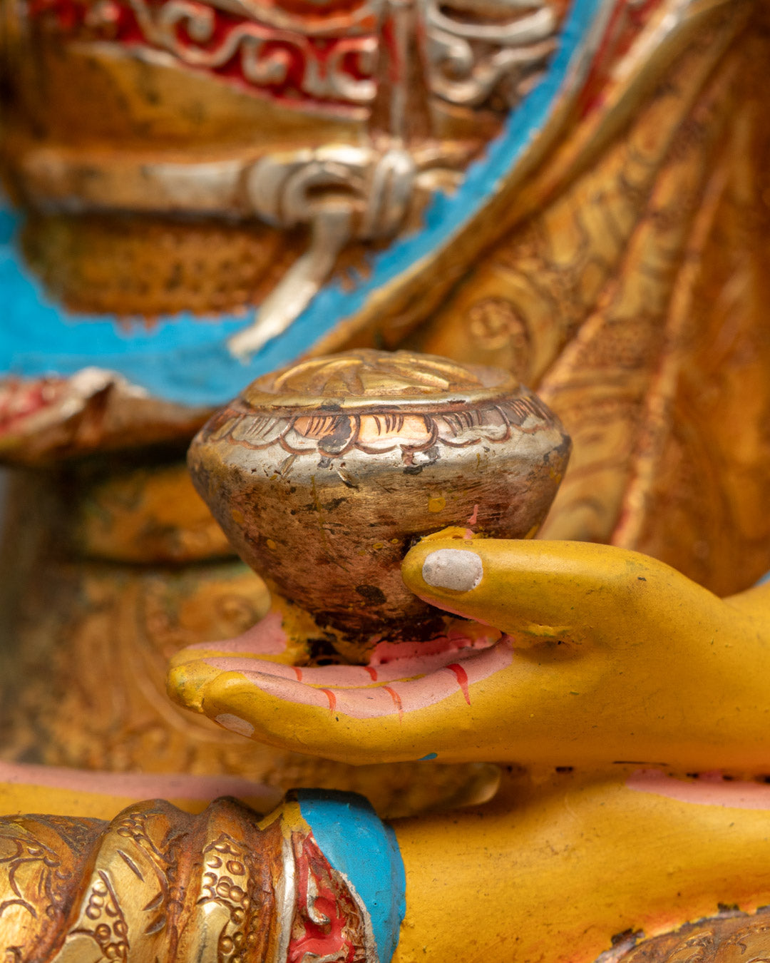 Yellow Shakyamuni Buddha Statue | Statue for Sale