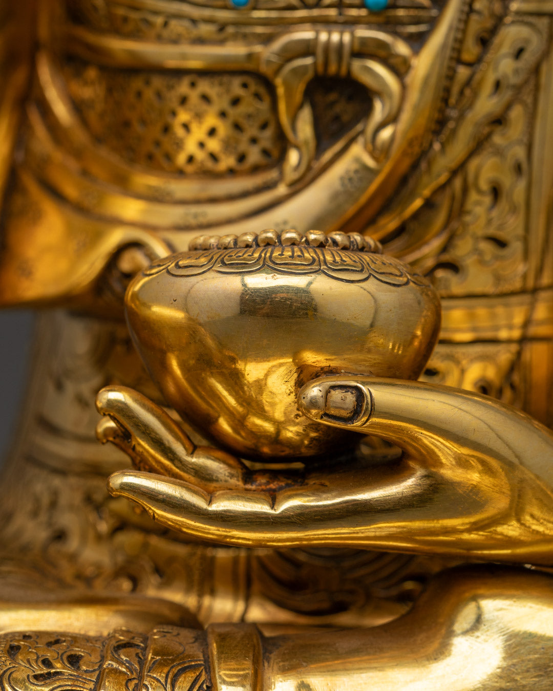 Shakyamuni Buddha Statue | Hand-Carved Tibetan Buddha