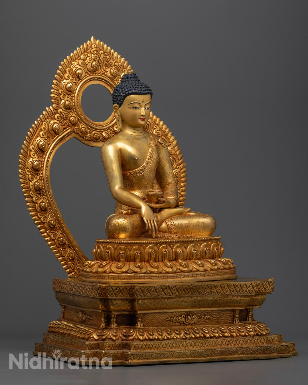 Shakyamuni Buddha Tibetan Statue | Meditation Sculpture