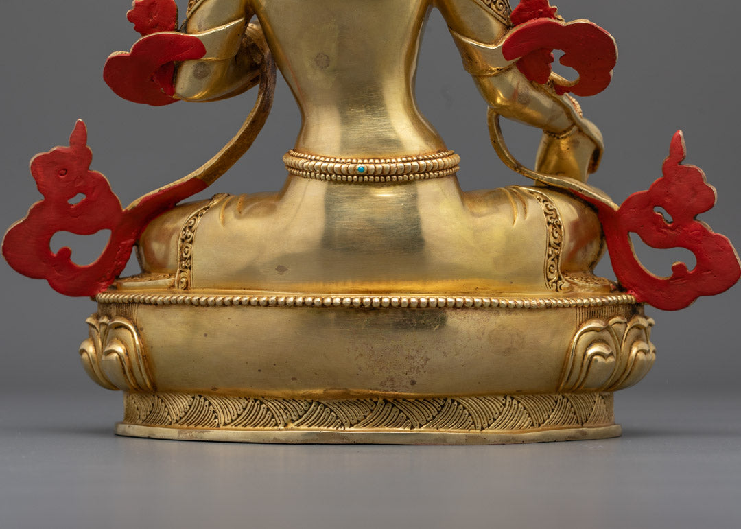 Green Tara Statue | Sacred Buddhist Figurine