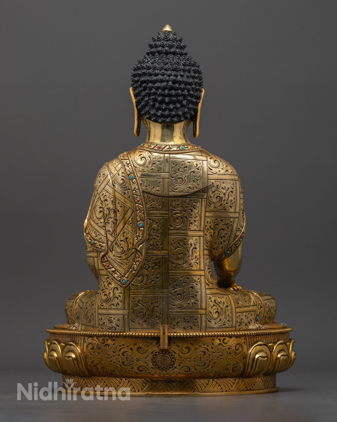 Shakyamuni Buddha Statue | Hand-Carved Tibetan Buddha