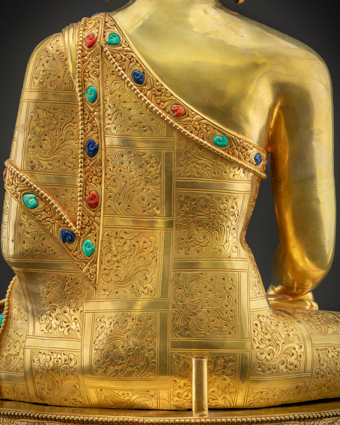 Tall Shakyamuni Buddha Statue | Traditionally Hand-Carved