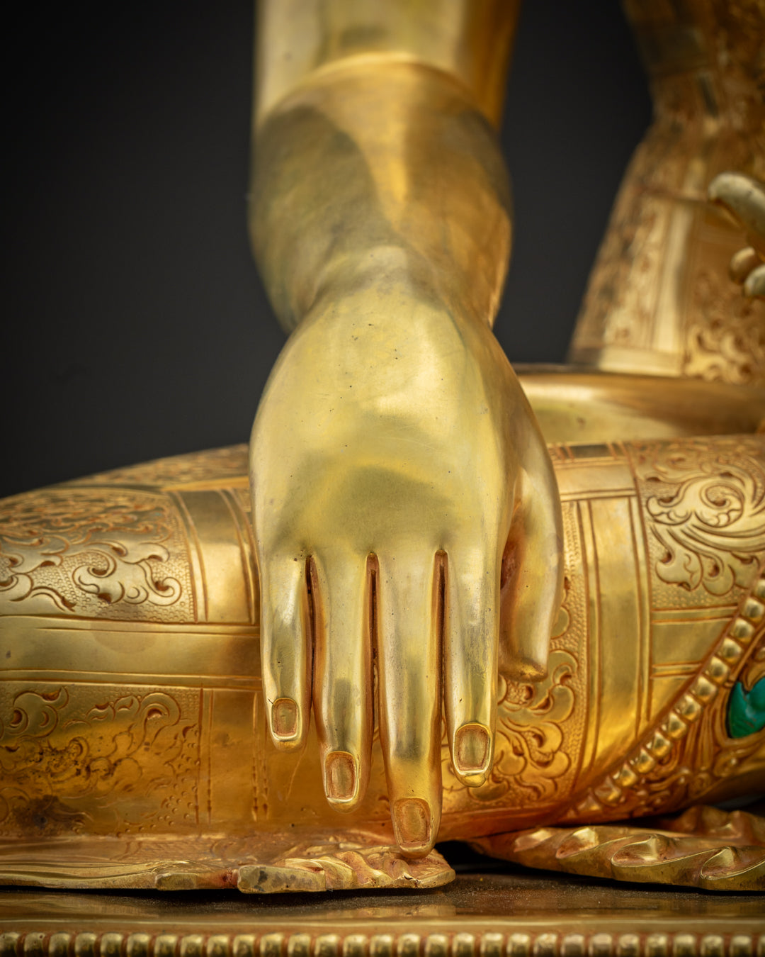 Tall Shakyamuni Buddha Statue | Traditionally Hand-Carved