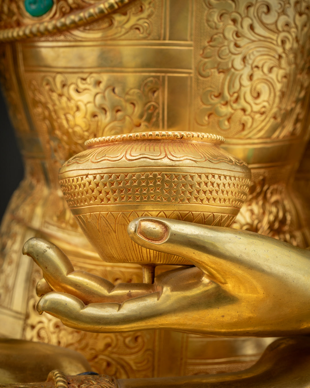 Tall Shakyamuni Buddha Statue | Traditionally Hand-Carved