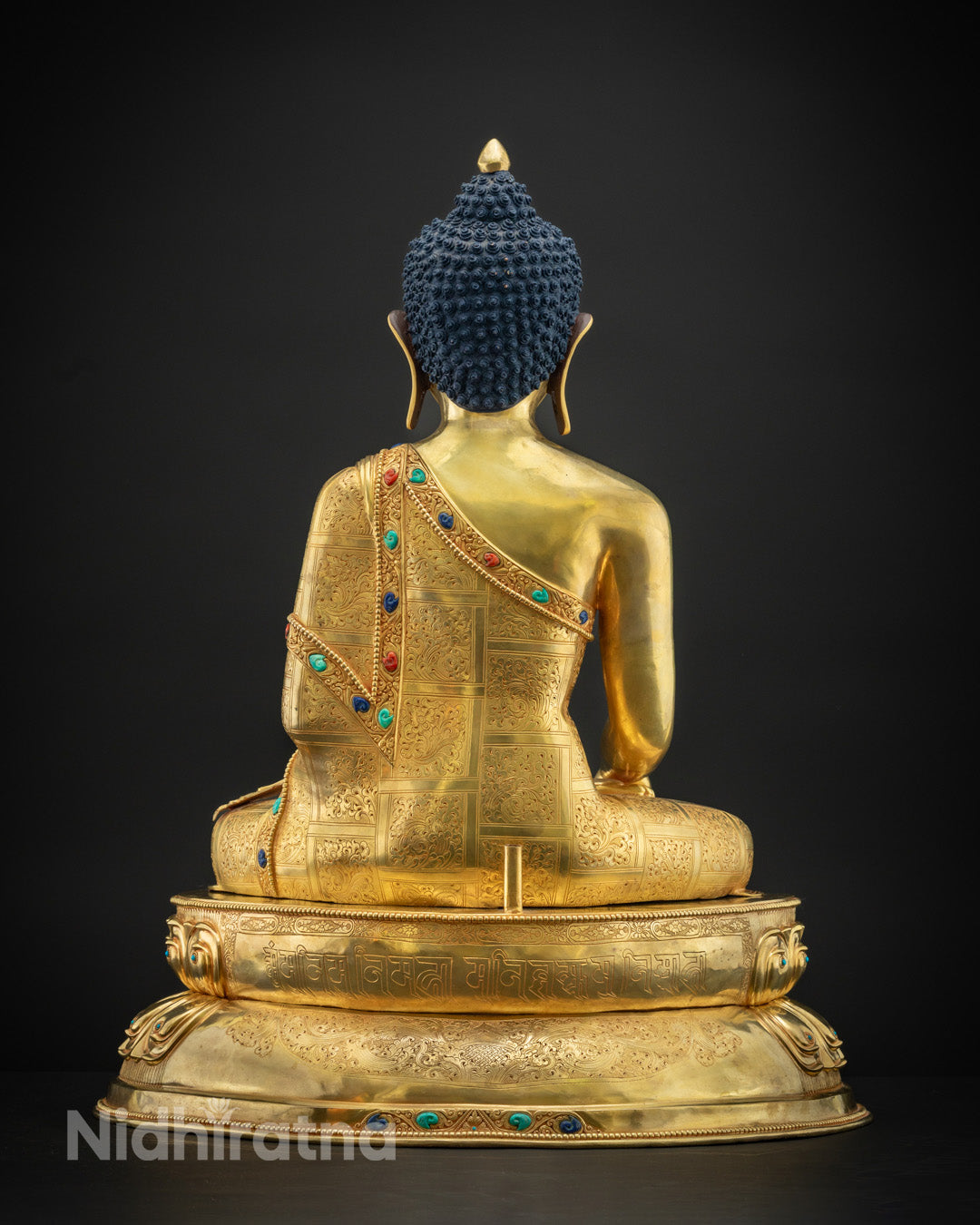 Tall Shakyamuni Buddha Statue | Traditionally Hand-Carved