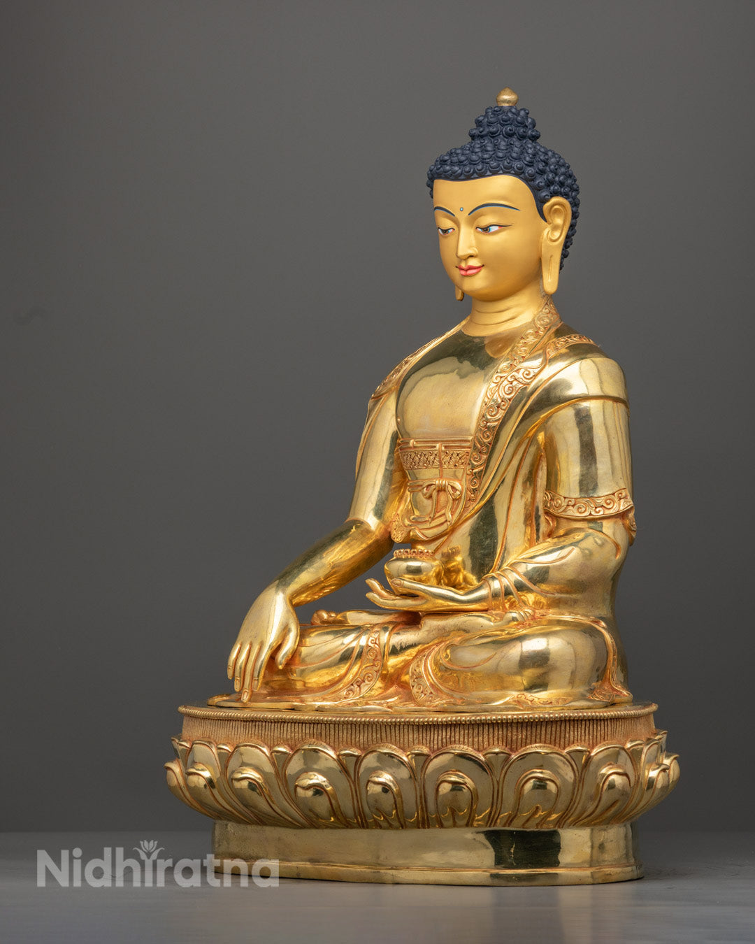 Tibetan Shakyamuni Buddha Statue | Himalayan Sacred Artwork