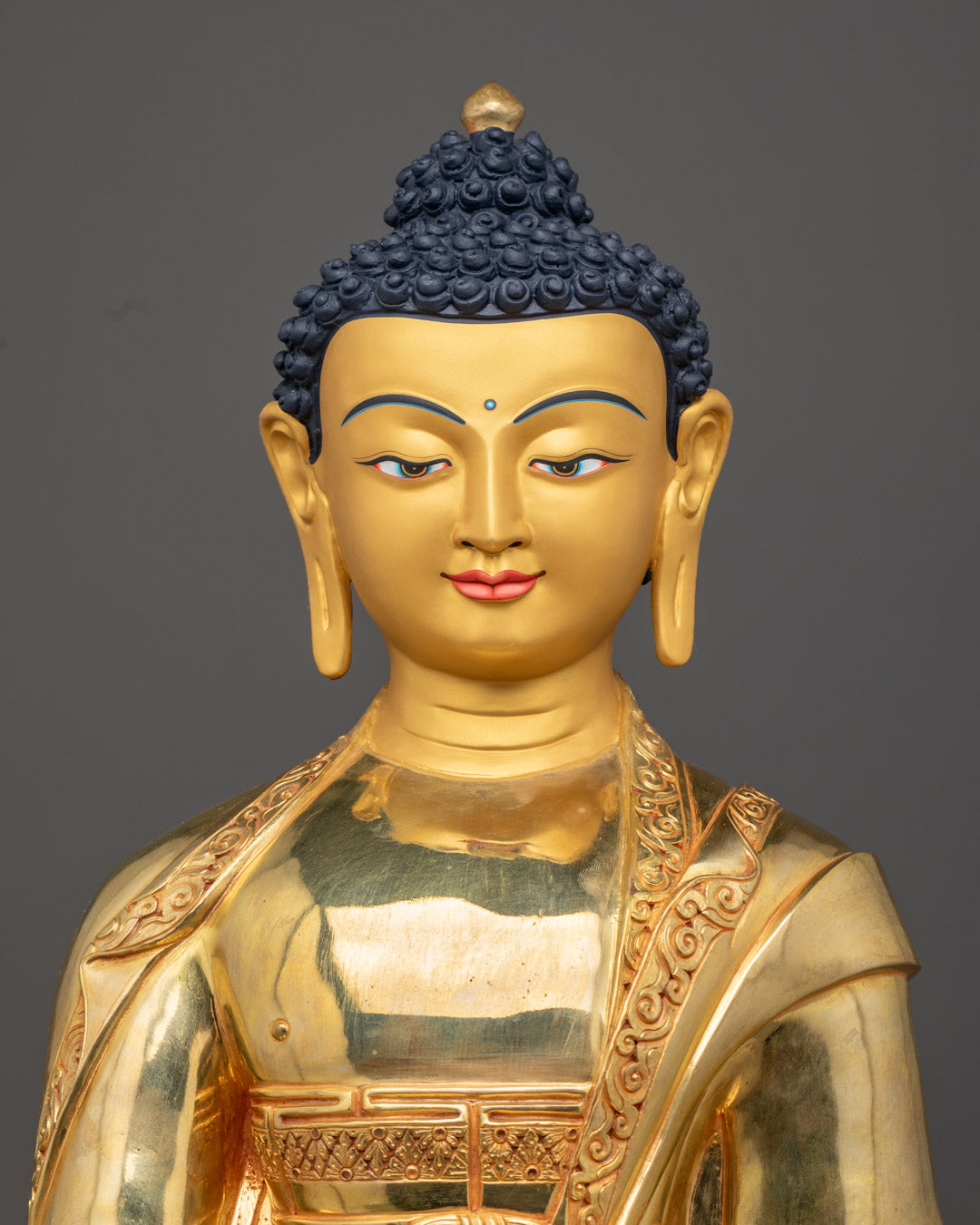 Tibetan Shakyamuni Buddha Statue | Himalayan Sacred Artwork