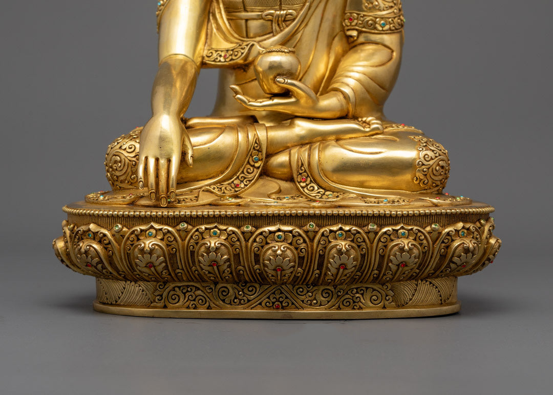 Traditional Shakyamuni Buddha Statue | Nepalese Craftmanship