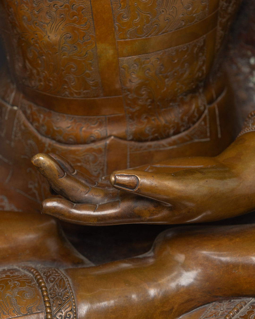 Authentic Oxidized Shakyamuni Buddha Statue | Spiritual Home Decor