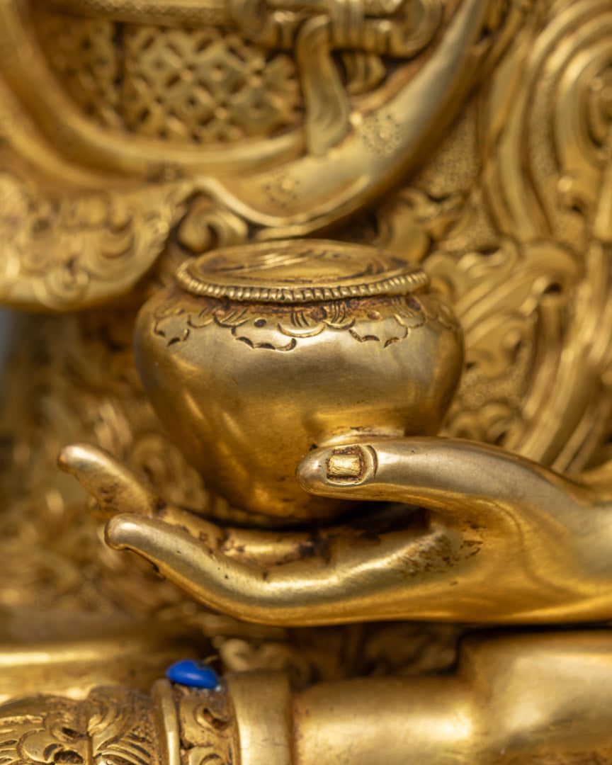 Shakyamuni Buddha Tibetan Statue | Traditional Himalayan Art Nepal