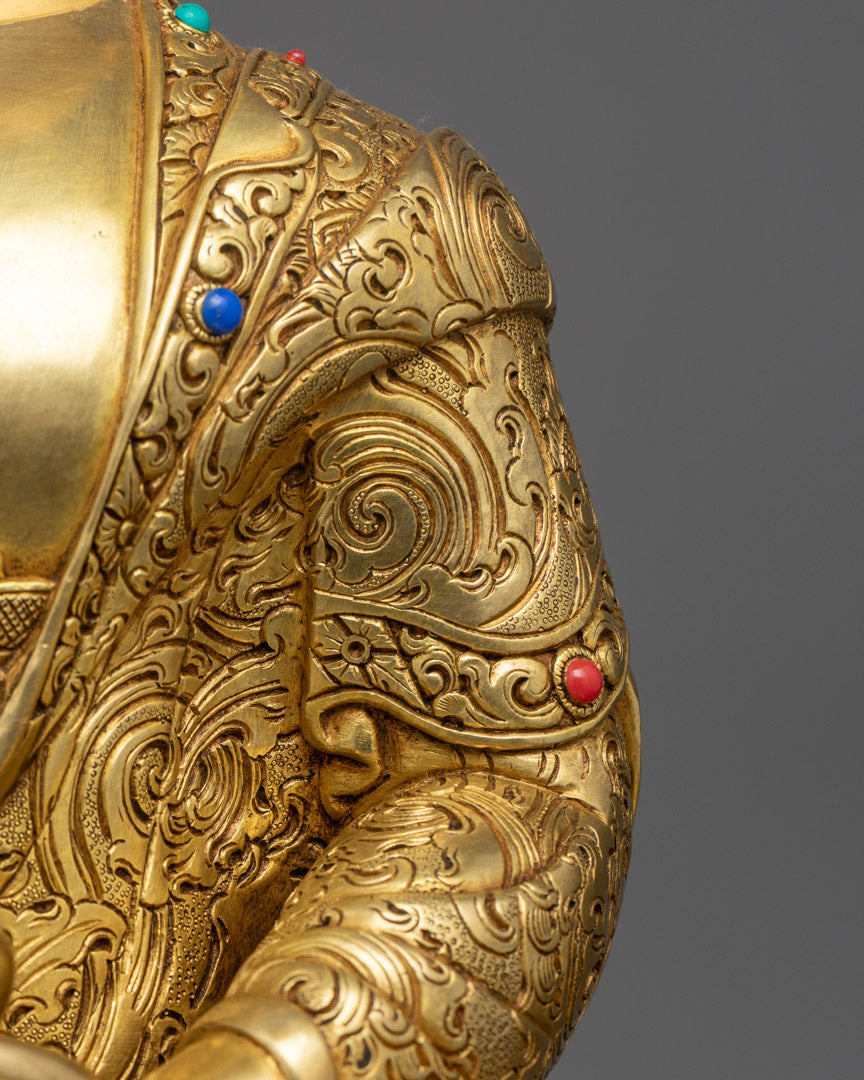 Shakyamuni Buddha Tibetan Statue | Traditional Himalayan Art Nepal